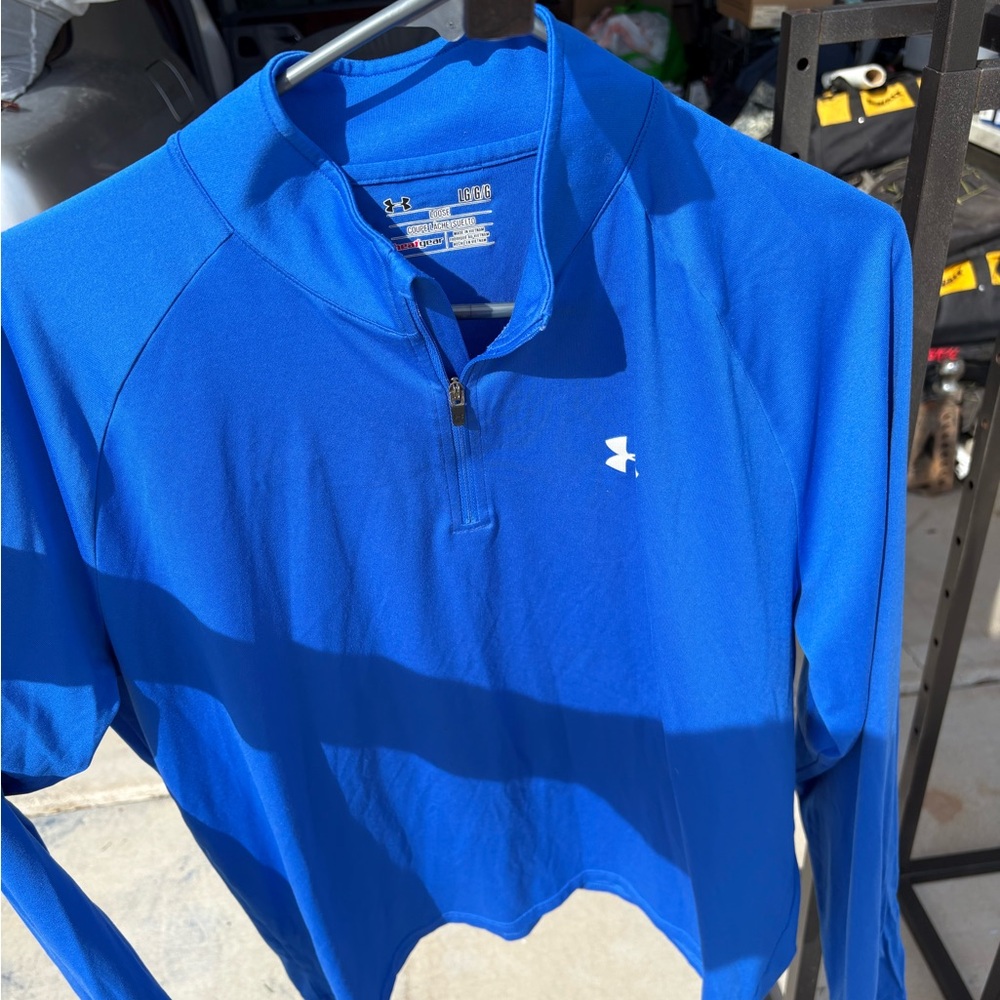 Under Armour Vibrant Blue Half-Zip Top
